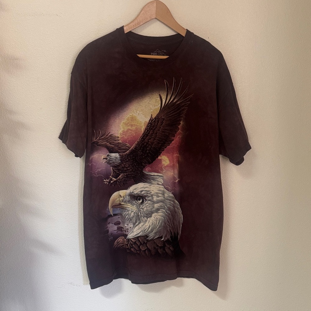 The Mountain Majestic Eagle Brown T-Shirt